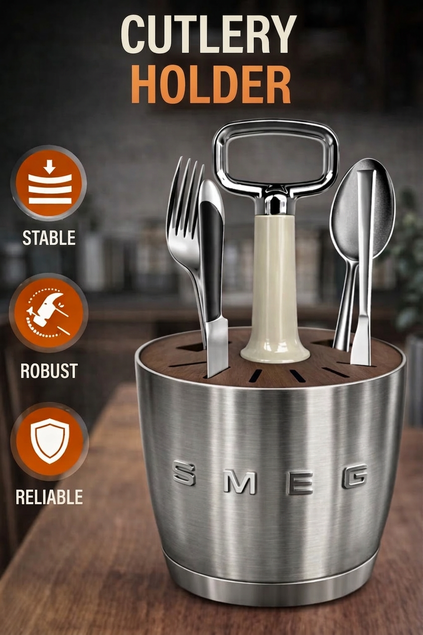 Soporte para Cubiertos - Estable, Robusto, Confiable